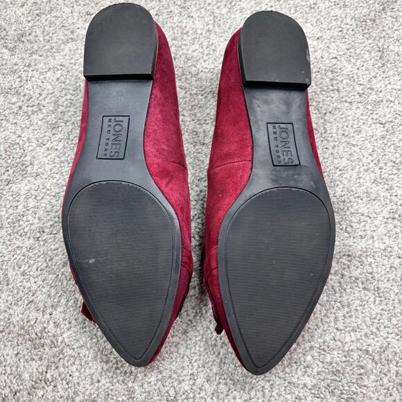 Beautiful Jones New York Suede Maroon Steff Loafer size 9 - Picture 6 of 7